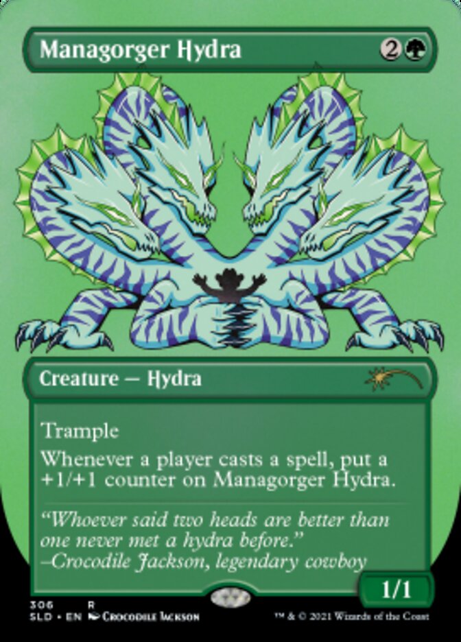 Managorger Hydra (Borderless) (Foil Etched) [Secret Lair Drop Series] | Gamers Paradise