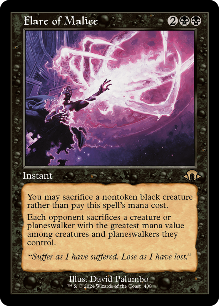 Flare of Malice (Retro) [Modern Horizons 3] | Gamers Paradise
