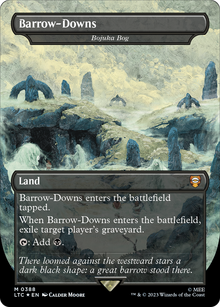 Barrow-Downs - Bojuka Bog (Surge Foil Realms and Relics) [The Lord of the Rings: Tales of Middle-Earth Commander] | Gamers Paradise