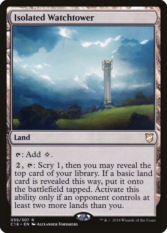 Isolated Watchtower [Commander 2018] | Gamers Paradise