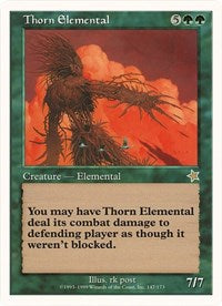 Thorn Elemental (Oversized) [Oversize Cards] | Gamers Paradise