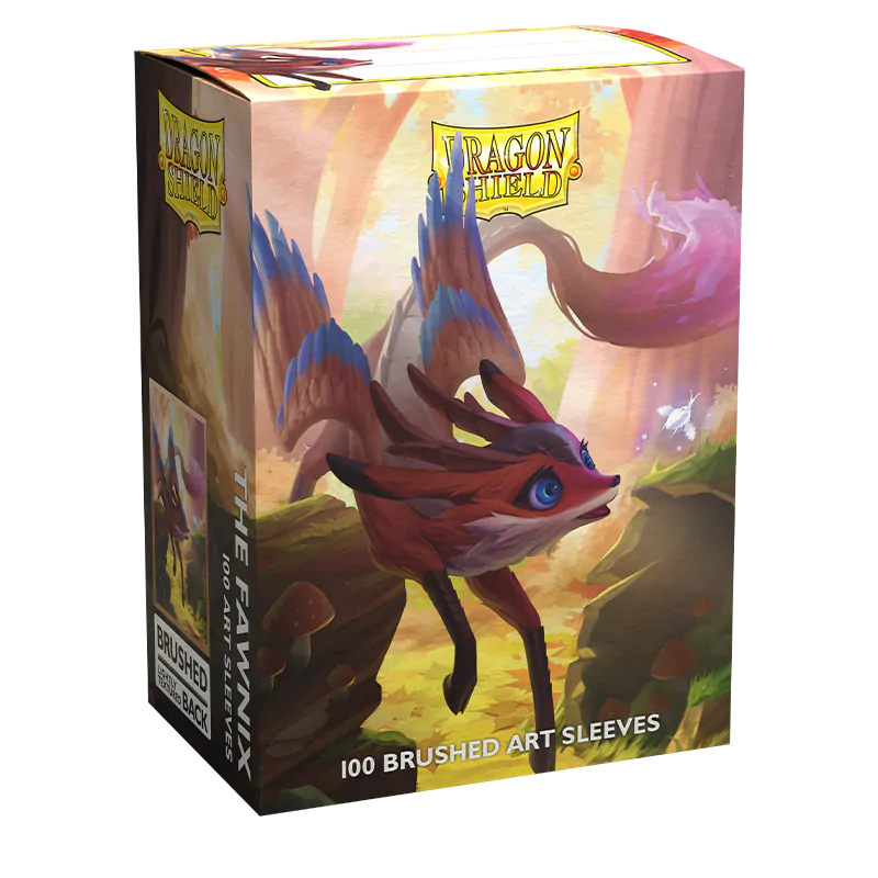 Dragon Shield: Standard 100ct Brushed Art Sleeves - The Fawnix | Gamers Paradise