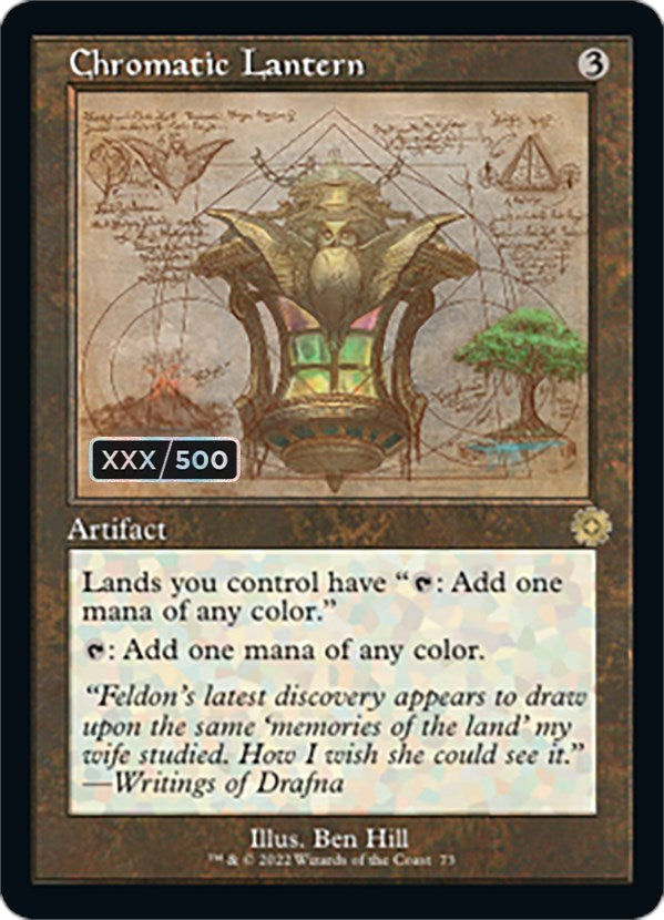 Chromatic Lantern (Retro Schematic) (Serialized) [The Brothers' War Retro Artifacts] | Gamers Paradise