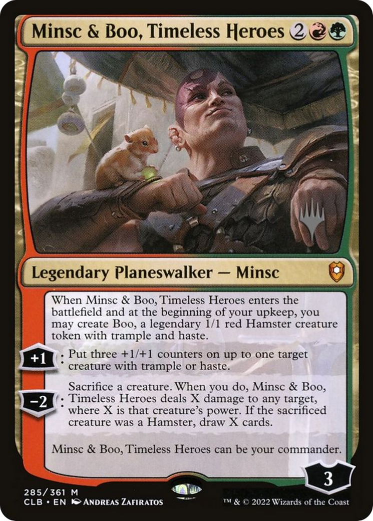 Minsc & Boo, Timeless Heroes (Promo Pack) [The Lost Caverns of Ixalan Promos] | Gamers Paradise