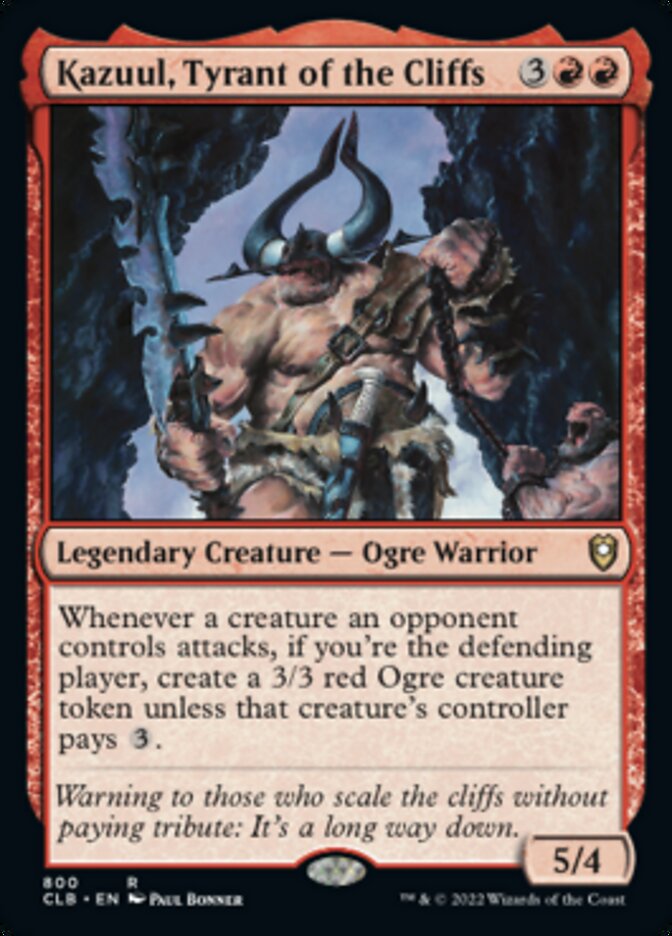 Kazuul, Tyrant of the Cliffs [Commander Legends: Battle for Baldur's Gate] | Gamers Paradise