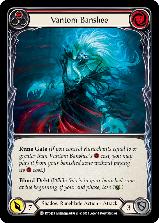 Vantom Banshee (Red) [DTD155] (Dusk Till Dawn)  Rainbow Foil | Gamers Paradise