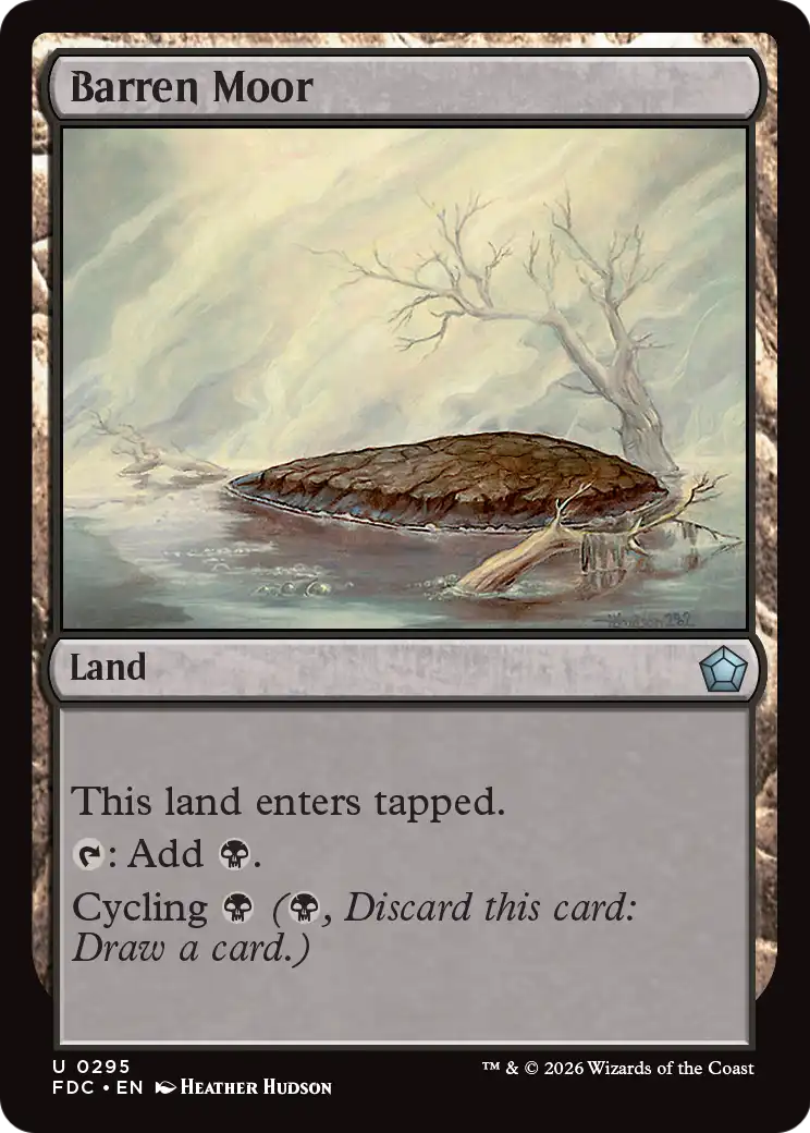 Barren Moor [Foundations Commander] | Gamers Paradise