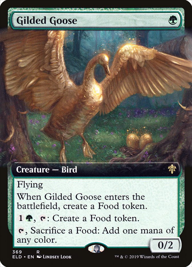 Gilded Goose (Extended Art) [Throne of Eldraine] | Gamers Paradise