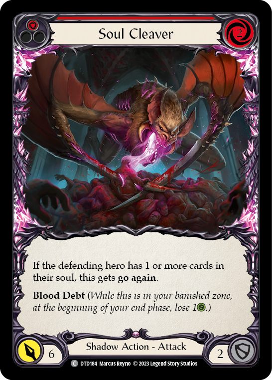 Soul Cleaver (Red) [DTD184] (Dusk Till Dawn)  Rainbow Foil | Gamers Paradise