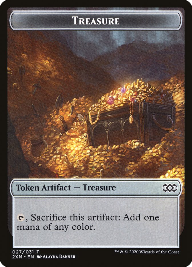 Myr (024) // Treasure Double-Sided Token [Double Masters Tokens] | Gamers Paradise