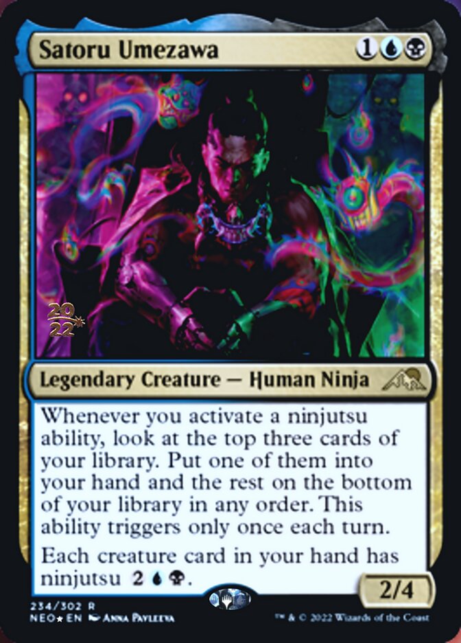 Satoru Umezawa [Kamigawa: Neon Dynasty Prerelease Promos] | Gamers Paradise
