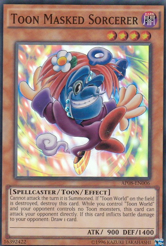 Toon Masked Sorcerer [AP08-EN006] Super Rare | Gamers Paradise