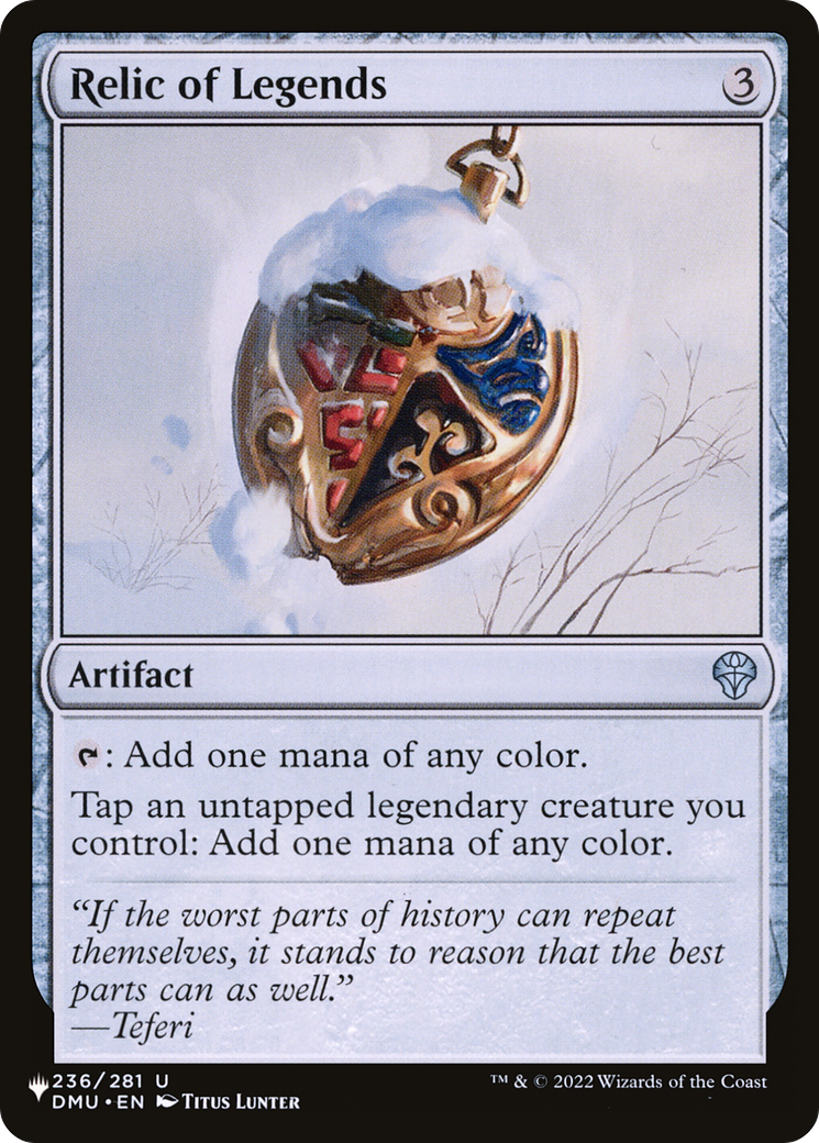 Relic of Legends [The List Reprints] | Gamers Paradise