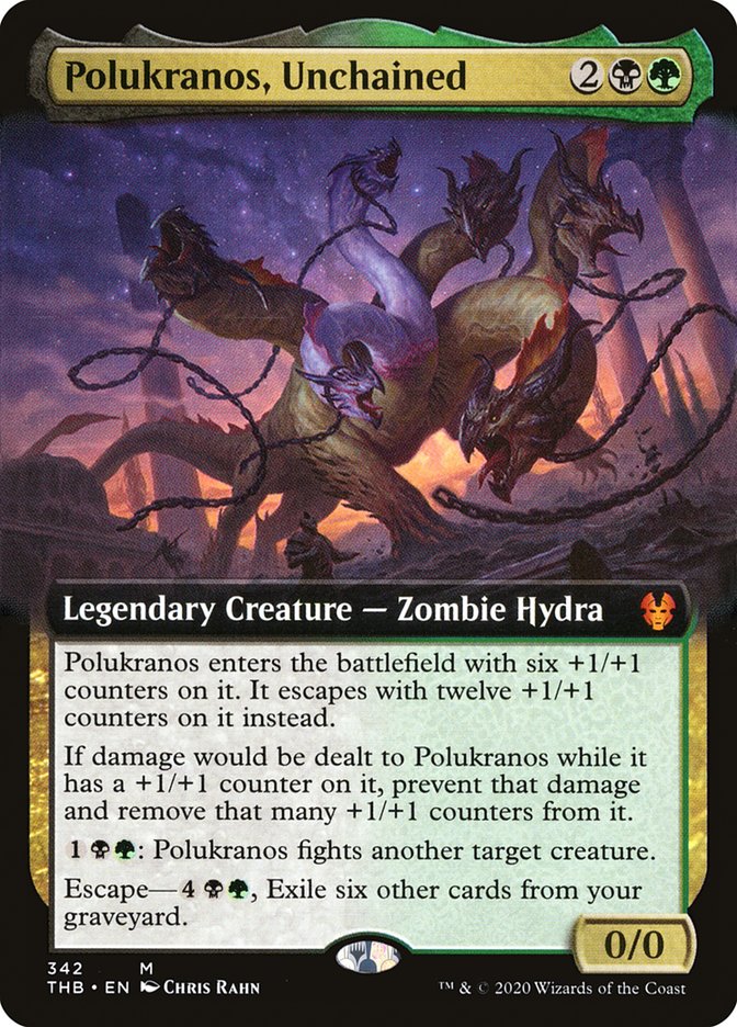 Polukranos, Unchained (Extended Art) [Theros Beyond Death] | Gamers Paradise