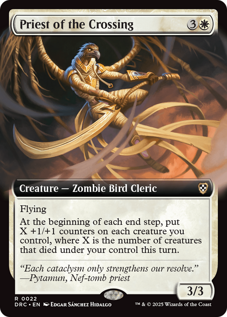 Priest of the Crossing (Extended Art) [Aetherdrift Commander] | Gamers Paradise