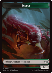 Shapeshifter // Insect (0022) Double-Sided Token [Duskmourn: House of Horror Commander Tokens] | Gamers Paradise