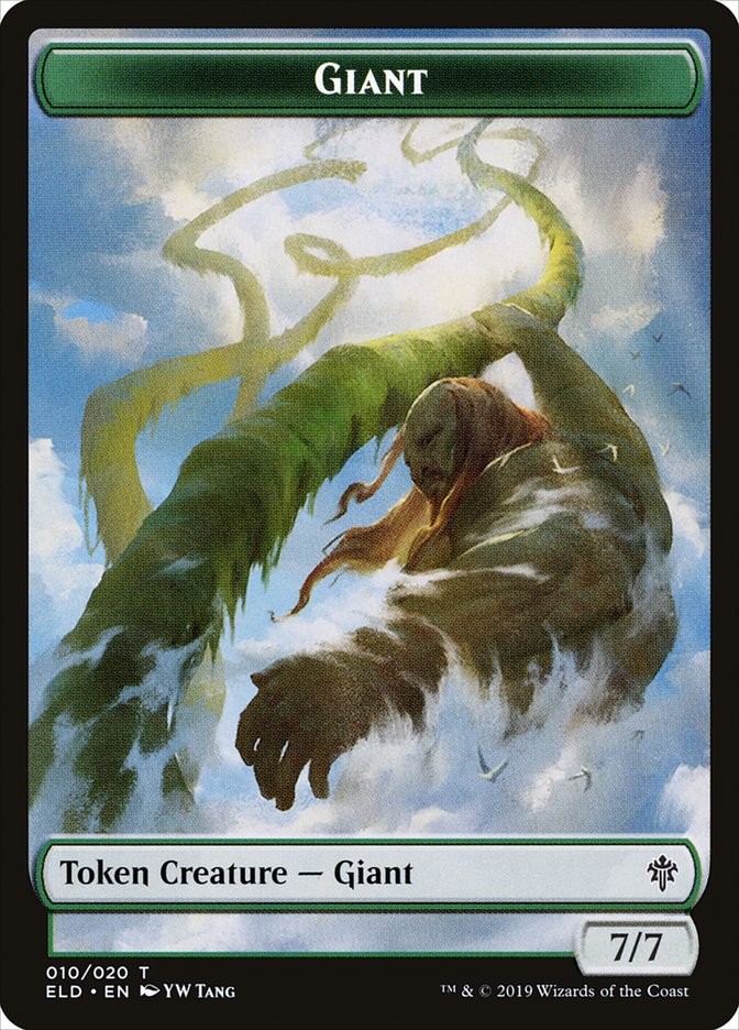Giant Token [Throne of Eldraine Tokens] | Gamers Paradise