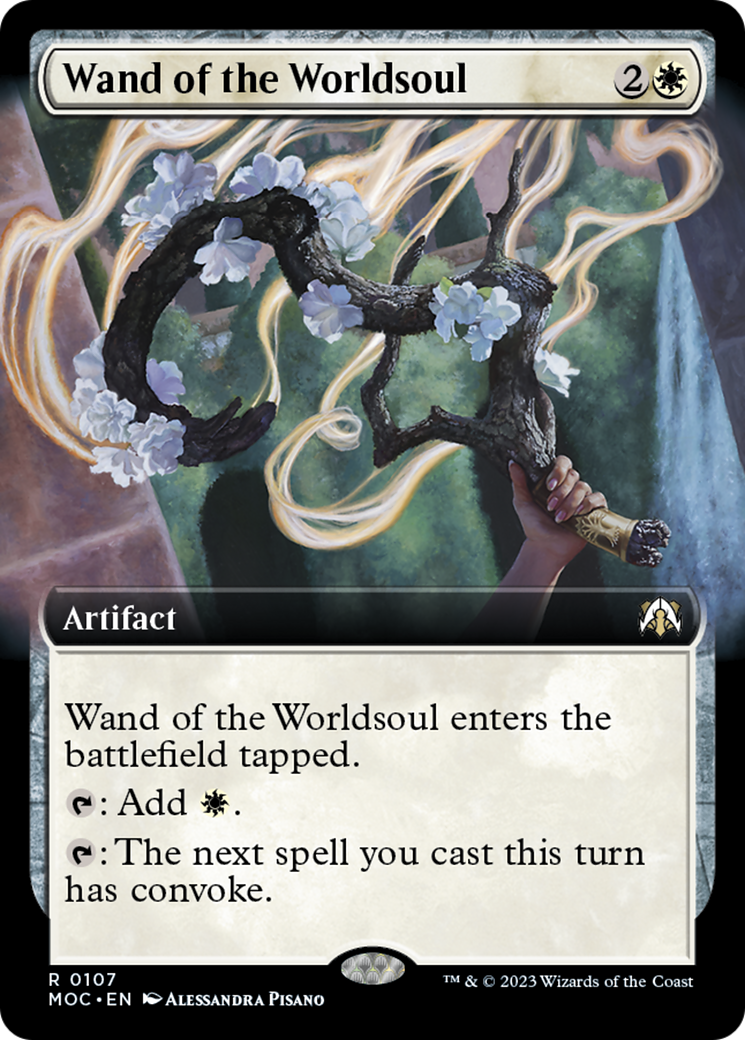 Wand of the Worldsoul (Extended Art) [March of the Machine Commander] | Gamers Paradise