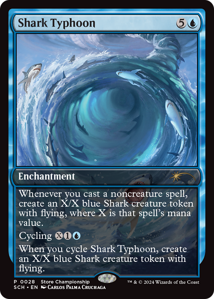 Shark Typhoon (Store Championship) [Bloomburrow Promos] | Gamers Paradise