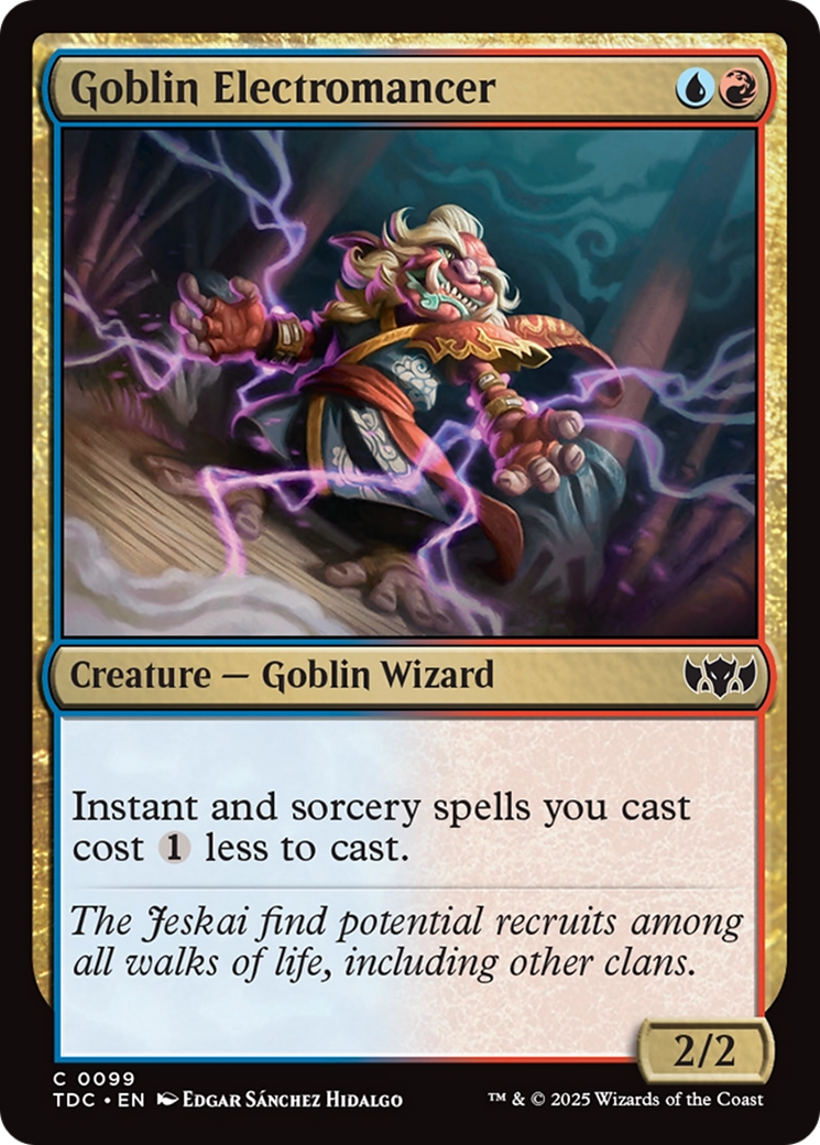 Goblin Electromancer [Tarkir: Dragonstorm Commander] | Gamers Paradise