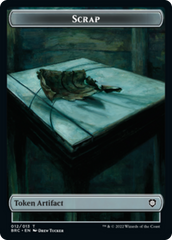 Scrap // Powerstone Double-Sided Token [The Brothers' War Commander Tokens] | Gamers Paradise