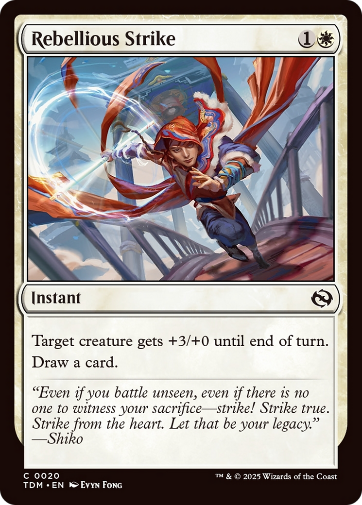 Rebellious Strike [Tarkir: Dragonstorm] | Gamers Paradise