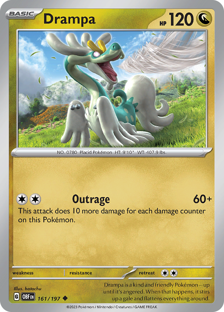 Drampa (161/197) [Scarlet & Violet: Obsidian Flames] | Gamers Paradise