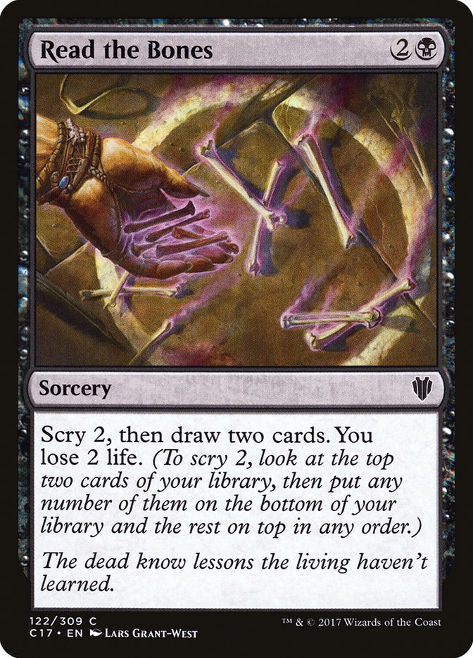 Read the Bones [Commander 2017] | Gamers Paradise