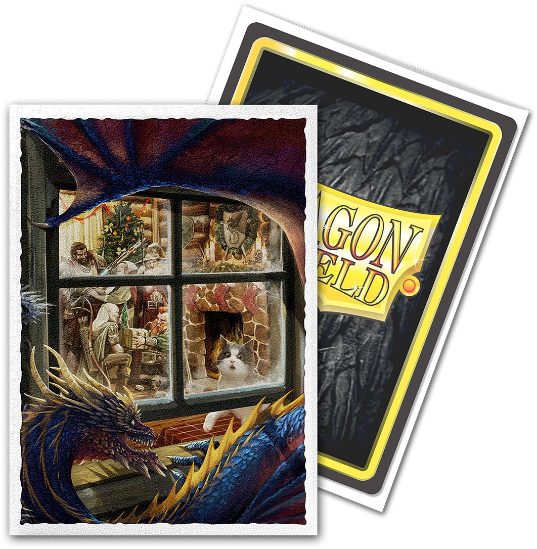 Dragon Shield: Standard 100ct Art Sleeves - Christmas Dragon (2019) | Gamers Paradise