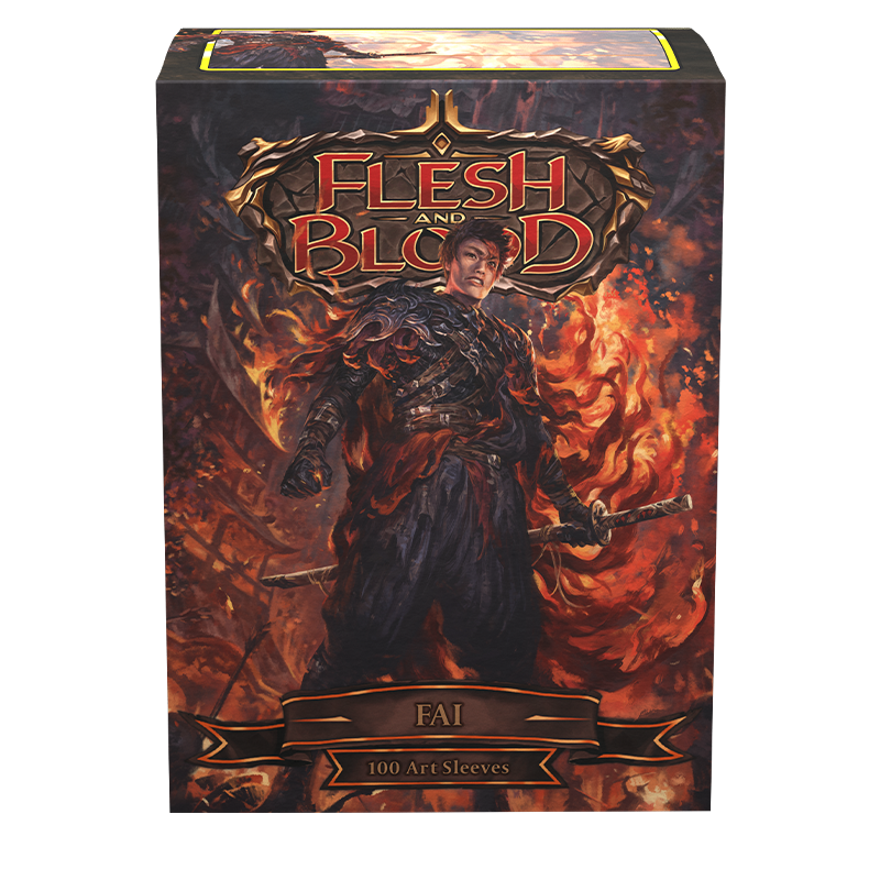 Dragon Shield: Standard 100ct Art Sleeves - Flesh and Blood (Fai) | Gamers Paradise