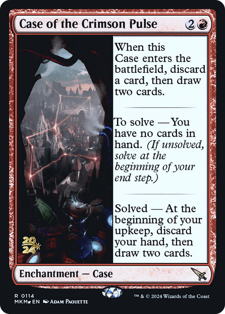 Case of the Crimson Pulse [Murders at Karlov Manor Prerelease Promos] | Gamers Paradise