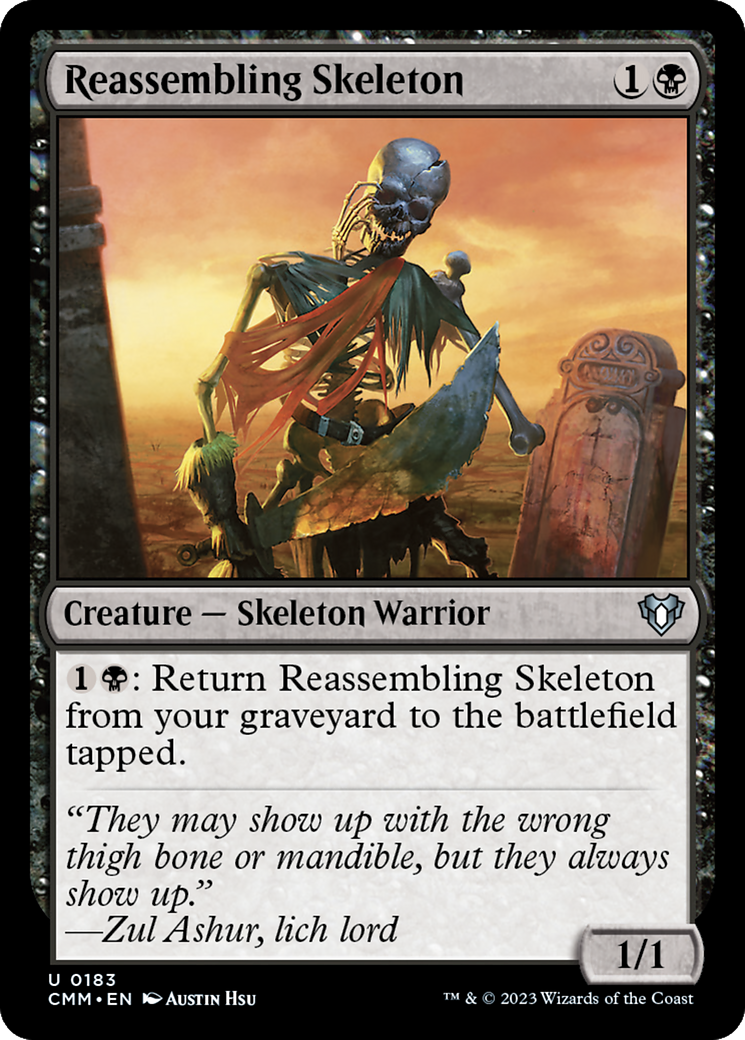 Reassembling Skeleton [Commander Masters] | Gamers Paradise