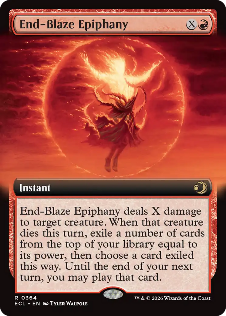 End-Blaze Epiphany (Extended Art) [Lorwyn Eclipsed] | Gamers Paradise