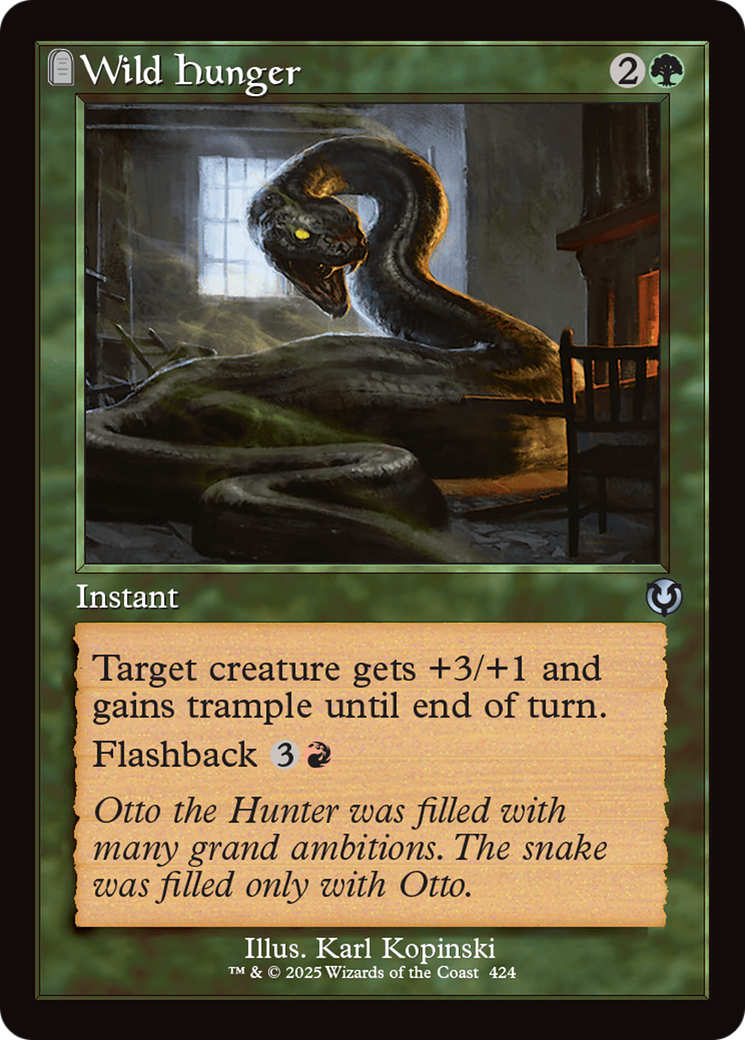 Wild Hunger (Retro Frame) [Innistrad Remastered] | Gamers Paradise