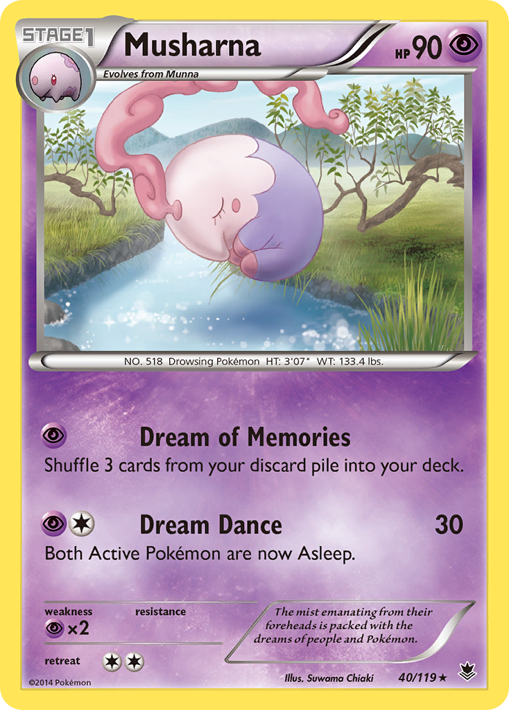 Musharna (40/119) [XY: Phantom Forces] | Gamers Paradise