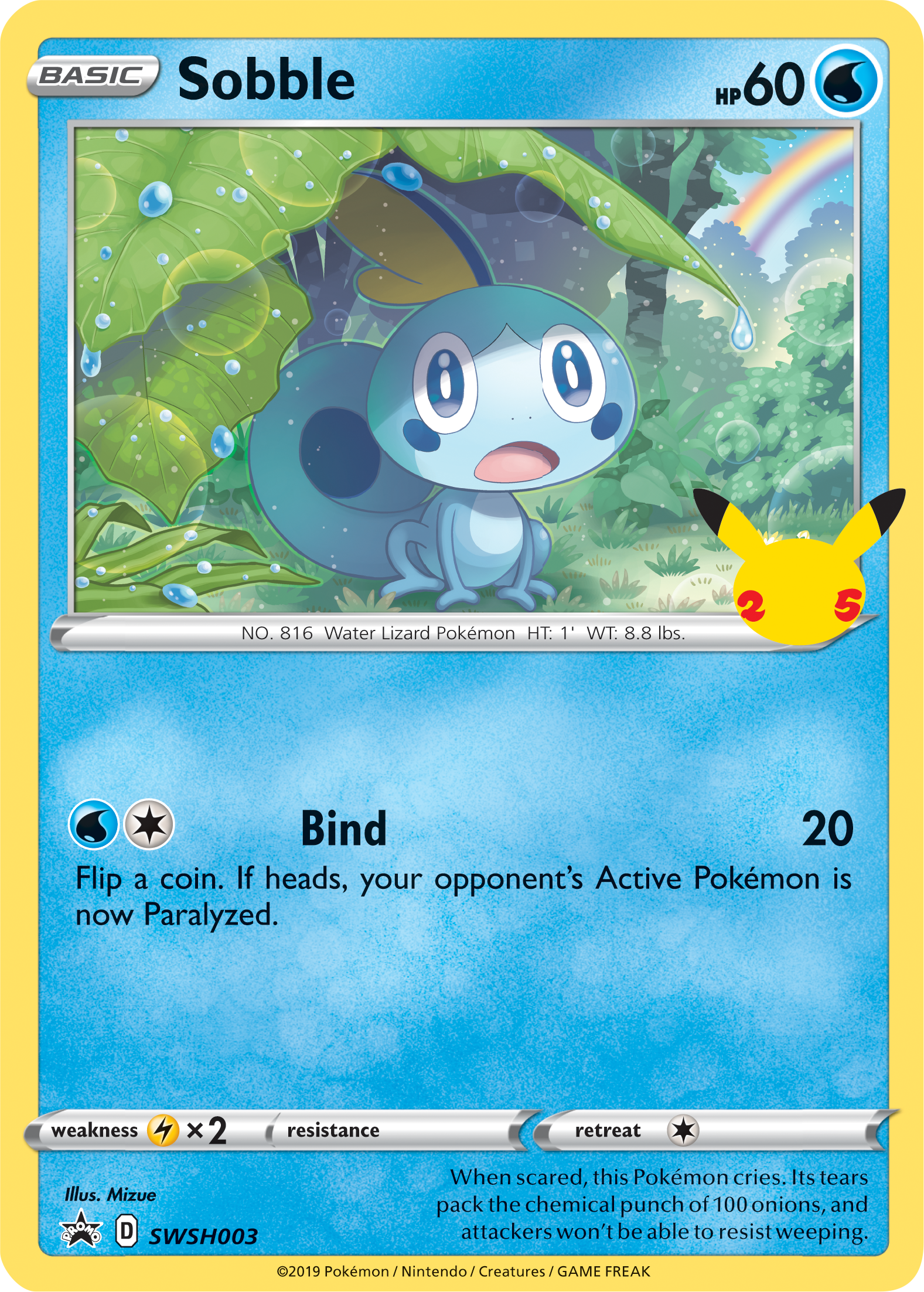 Sobble (SWSH003) (Jumbo Card) [First Partner Pack] | Gamers Paradise