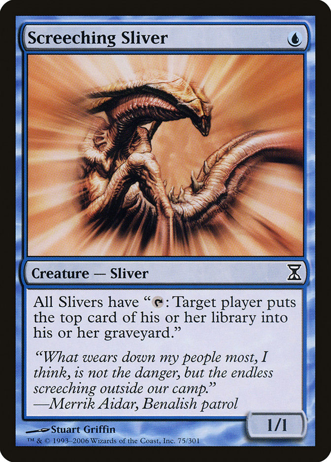 Screeching Sliver [Time Spiral] | Gamers Paradise