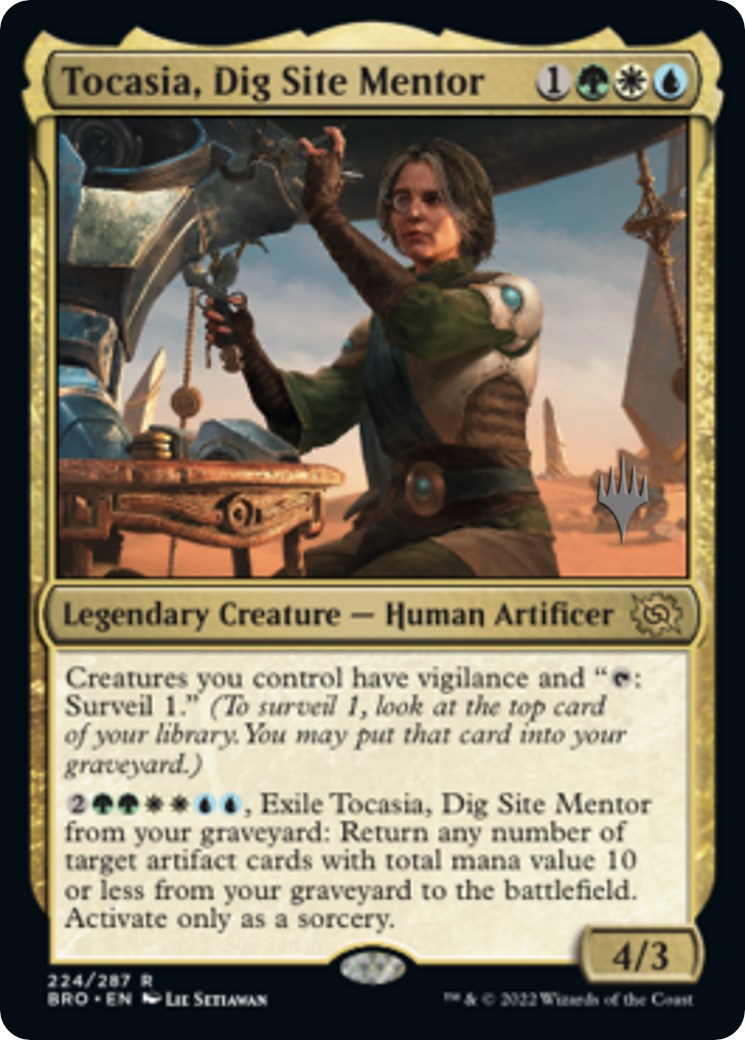 Tocasia, Dig Site Mentor (Promo Pack) [The Brothers' War Promos] | Gamers Paradise