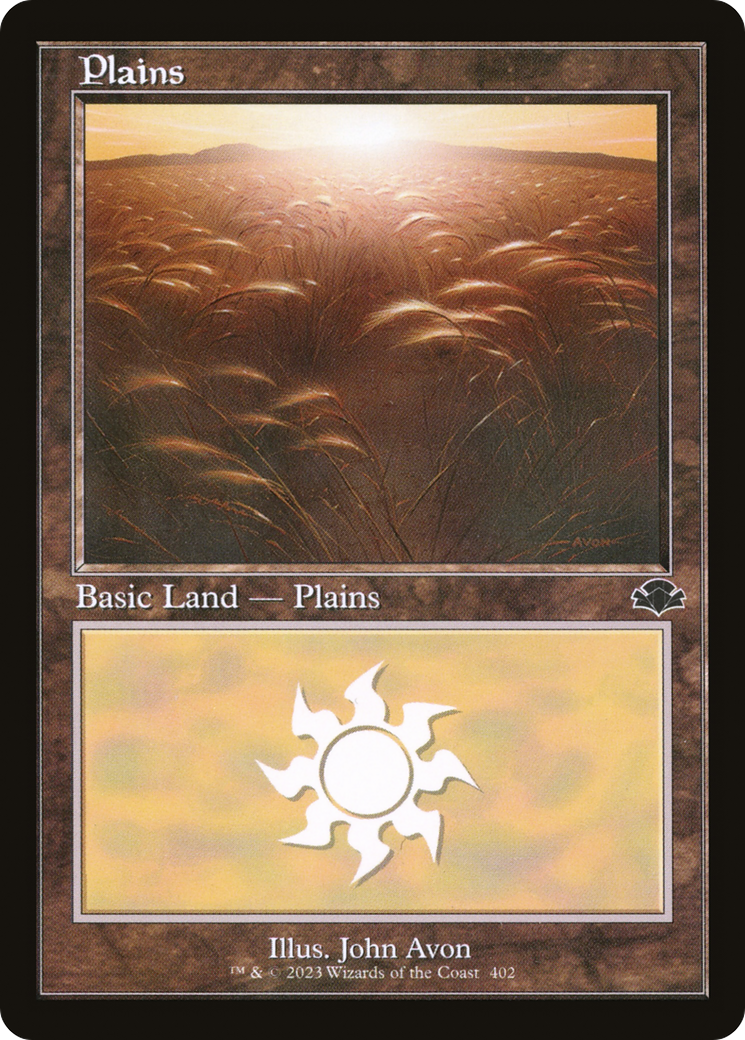 Plains (402) (Retro) [Dominaria Remastered] | Gamers Paradise