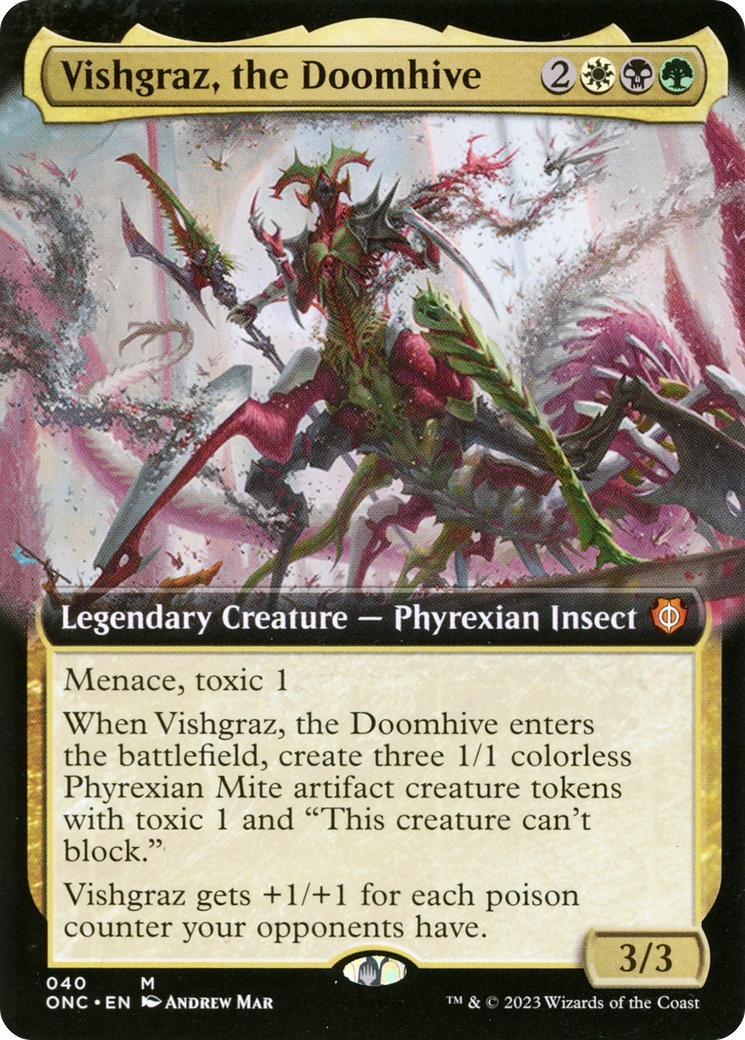 Vishgraz, the Doomhive (Extended Art) [Phyrexia: All Will Be One Commander] | Gamers Paradise