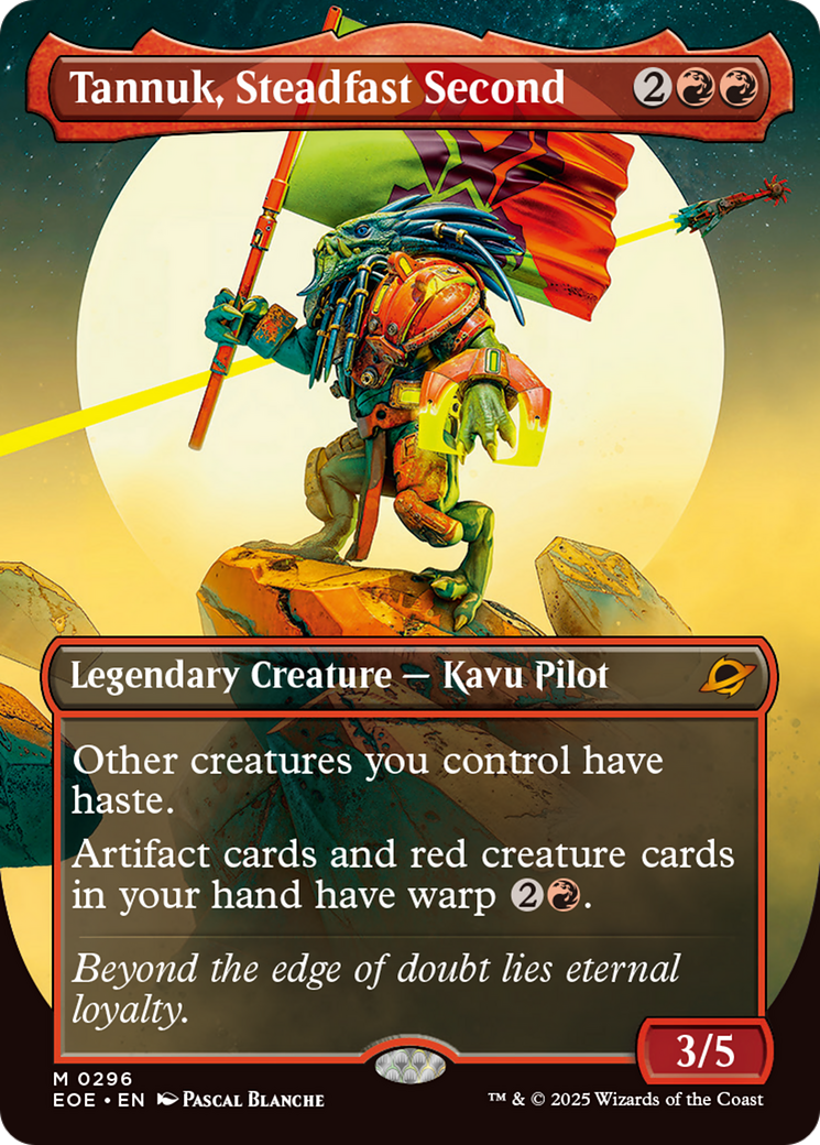 Tannuk, Steadfast Second (Borderless) [Edge of Eternities] | Gamers Paradise