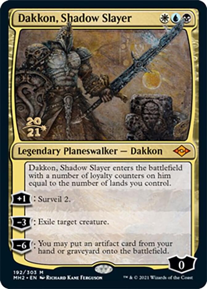 Dakkon, Shadow Slayer [Modern Horizons 2 Prerelease Promos] | Gamers Paradise