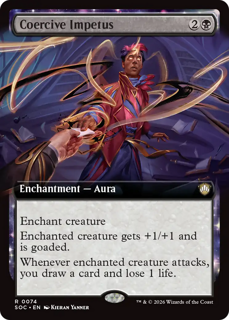 Coercive Impetus (Extended Art) [Secrets of Strixhaven Commander] | Gamers Paradise