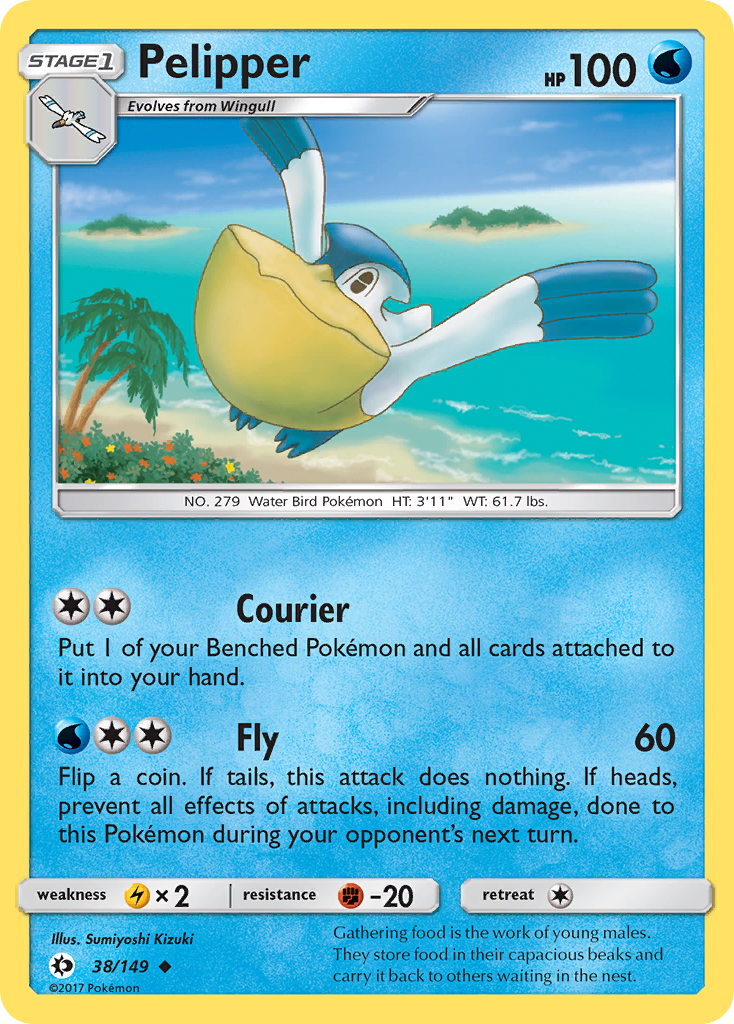 Pelipper (38/149) [Sun & Moon: Base Set] | Gamers Paradise