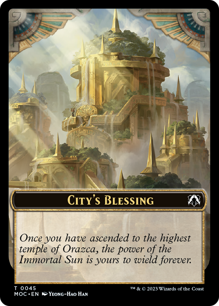 Butterfly // City's Blessing Double-Sided Token [March of the Machine Commander Tokens] | Gamers Paradise