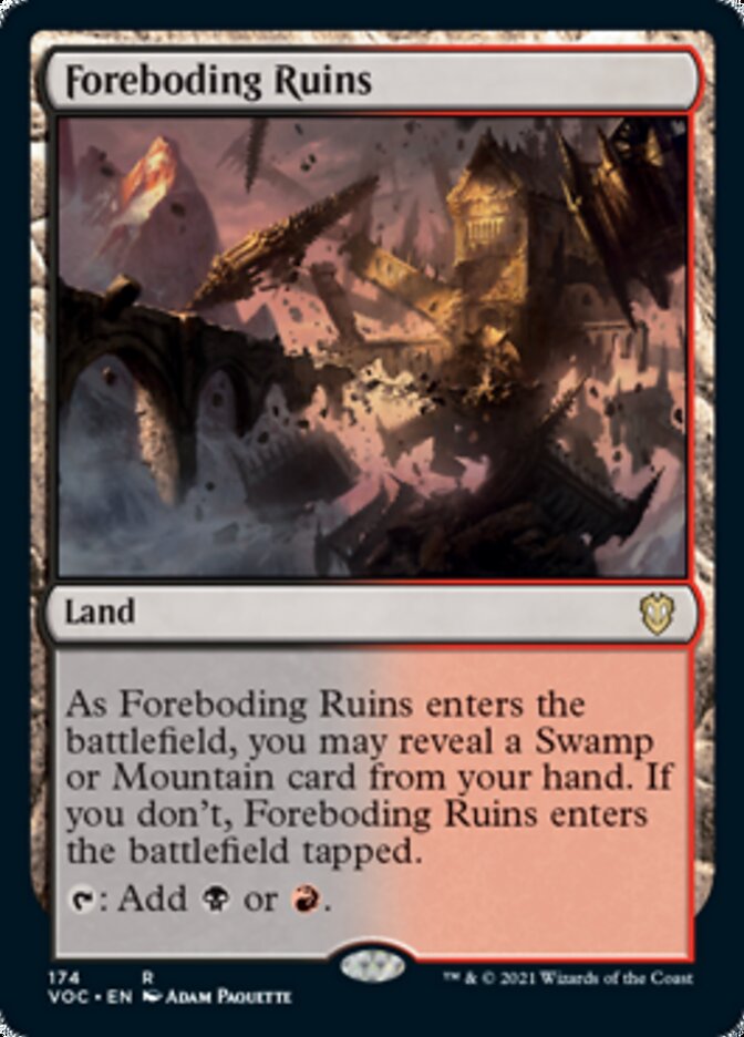 Foreboding Ruins [Innistrad: Crimson Vow Commander] | Gamers Paradise