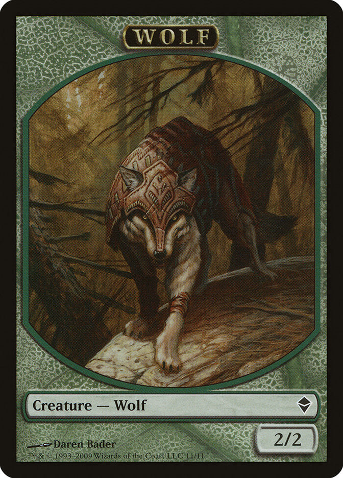 Wolf Token [Zendikar Tokens] | Gamers Paradise