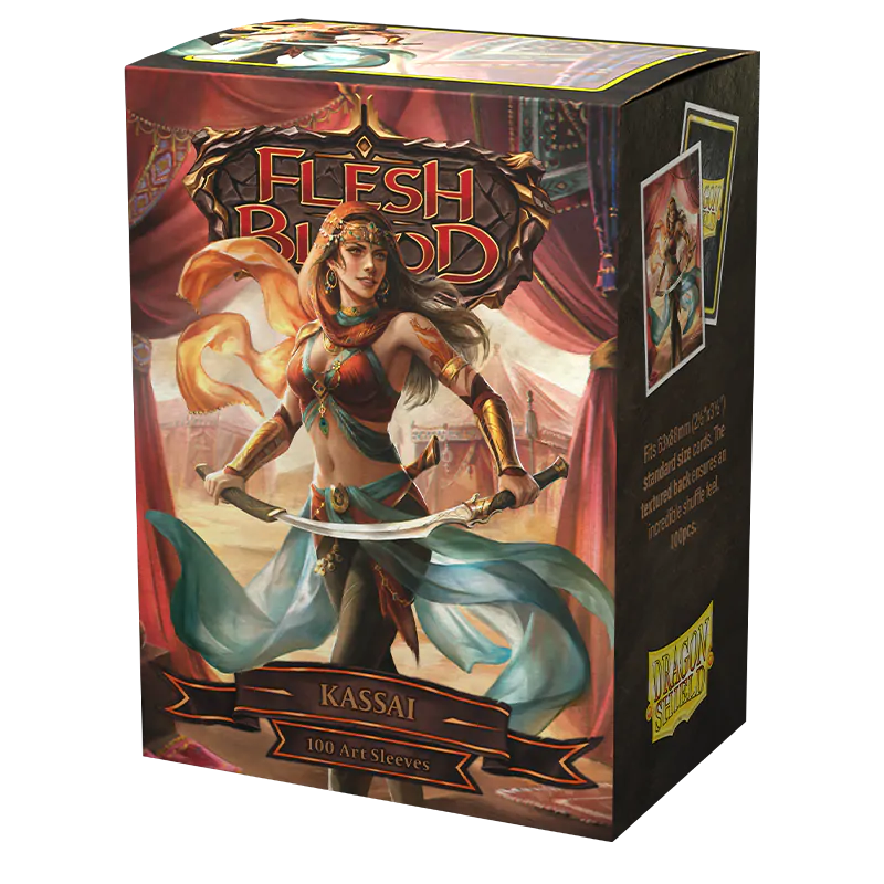 Dragon Shield: Standard 100ct Sleeves - Flesh and Blood (Kassai) | Gamers Paradise