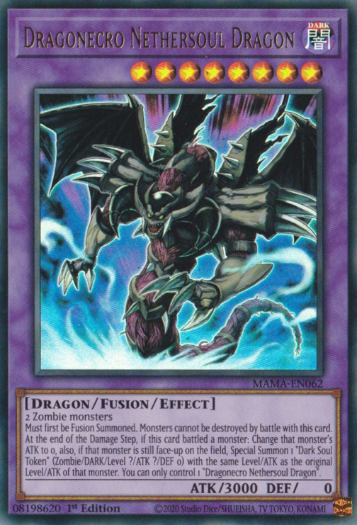 Dragonecro Nethersoul Dragon [MAMA-EN062] Ultra Rare | Gamers Paradise