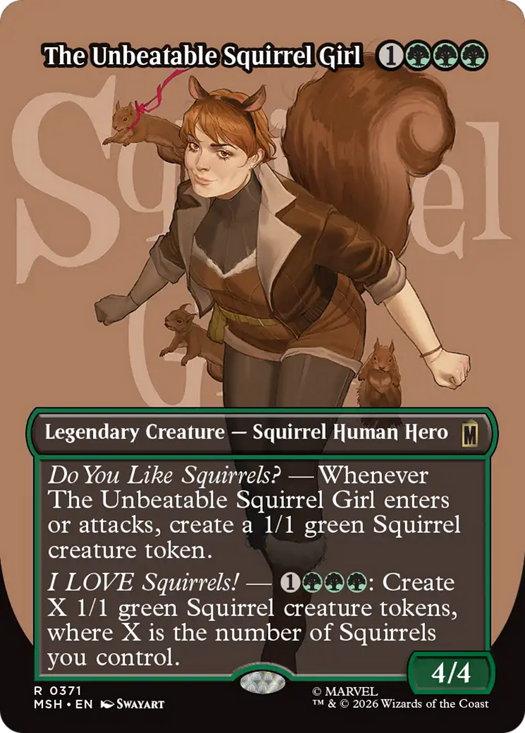 The Unbeatable Squirrel Girl (Borderless) [Marvel Super Heroes] | Gamers Paradise